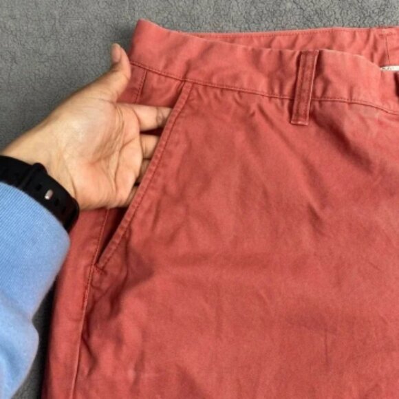 Bonobos‎ Men's Tailored Stretch Chinos Size 34 x 32 Pink Pockets - Picture 12 of 16